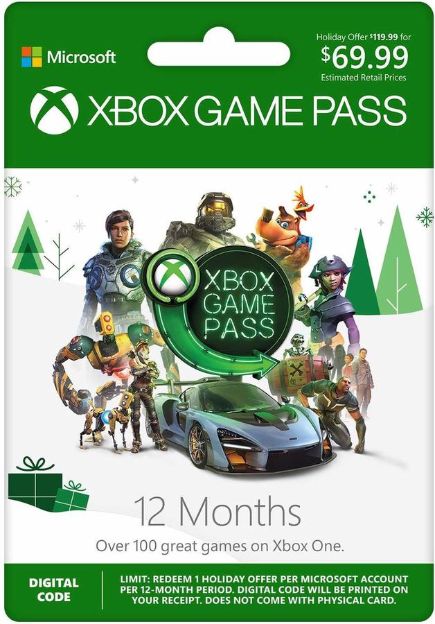 xbox game pass 12 month code