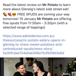 [SA] Free Spuds @ Mr Potato’s Grand Opening (Glenelg)