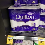 [TAS] Quilton 3ply 24 Pack Toilet Paper $8.40 (Was $12) @ Woolworths Hobart