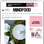 Win a Noritake Cher Blanc Tea Set Worth $676 from MiNDFOOD