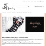 15% off BabyClothing & Accessories, Teethers, Wraps, Jumpsuits @ Hey Jordz
