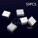 Aluminum HEAT-SINKS (1 of 3 Sizes for Raspberry Pi 4B): 50pcs USD $2.58 (~AUD $3.84 Delivered) @ AliExpress