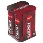 Coca-Cola Energy Drink Multipack Cans 250ml 4 Pack, No Sugar 4 Pack $3.60 (Was $9.50) @ Woolworths