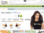 GoDaddy .COM Domain Names US$1.18 (New Registrations Only)
