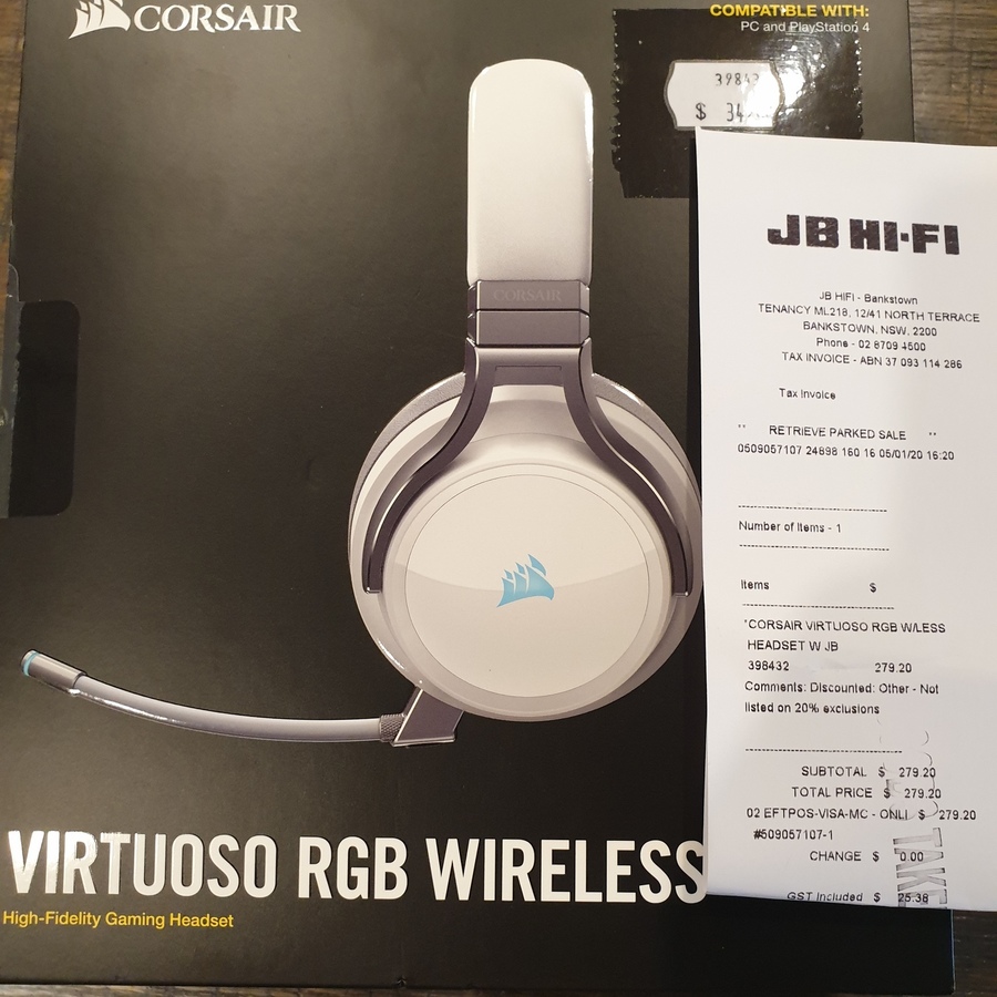 Corsair best sale headset jbhifi