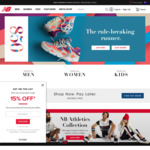 40% off Full Priced Items at New Balance. Free Shipping with $100+ Spend