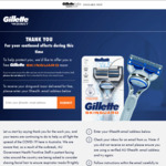 Free Gillette Skinguard Razor for AU Govt Frontline Healthcare Workers