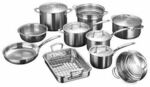 Scanpan - Satin GIANT 10pc Stainless Steel Cookware Set - $245 + Postage @ Victoria's Basement eBay