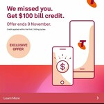[VIC] $100 Bill Credit on Select Phone and Internet Deals (Melbourne in-Store Only) @ Telstra