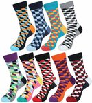 15% off EGOGO Funky Socks (5 Pairs, Geometry Design) $15.29 + Delivery ($0 with Prime/ $39 Spend) @ Egogoau via Amazon AU