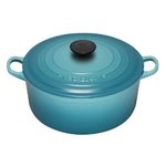 Le Creuset Cast Iron Round Casserole, Teal, 28 Cm - Approx $140AU Delivered from Amazon.co.uk