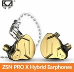 KZ ZSN PRO X Hybrid Earphones (No Mic) US$17.6 /A$23.54, with US$3 Coupon @ Xiao_Mi Global Store via Aliexpress