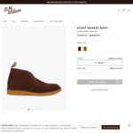 Sturt Desert Boots (Suede Leather, Crepe Sole) $205 Delivered @ R. M. Williams AU