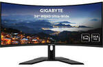 Gigabyte G34WQC 34" 144hz QHD 1ms Ultra-Wide Curved Monitor $594.15 Delivered @ Shopping Express eBay