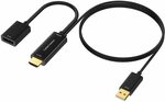USB 2.0 Network Adapter $12.99, HDMI to DisplayPort Adapter with USB Power $32.99 + Post ($0 Prime) @ CableCreation Amazon AU