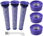 Pre Motor Filter & Hepa Post Filter Kit for Dyson V7 V8 Series 6pcs $21.99 + Post ($0 Prime/ $39 Spend) @ Auloofilters Amazon AU
