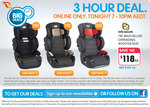 Infa-Secure Tri-Max Booster Seat - $118 Save $60, Free Delivery. Online Only, Tonight 7PM-10PM