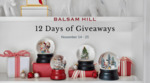 Win 1 of 12 Christmas Decor Prizes (Artifical Christmas Tree/Decorations) from Balsam Hill