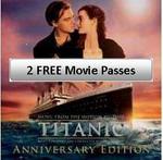 eBay - WOWmusic 2x Hoyts Tickets $20 and a Titanic CD Soundtrack