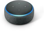 Amazon Echo Dot 3rd Gen Charcoal Smart Speaker with Alexa $17.10 + Delivery ($0 C&C/ in-Store) @ JB Hi-Fi