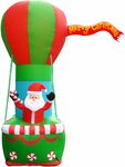 Inflatable Hot Air Balloon with Santa Claus 210cm $49.99 Delivered (Was $144.00) @ Astivita Amazon AU