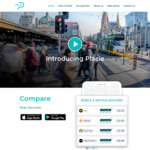 $20 off First Rideshare/Taxi with Placie