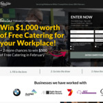 Win $1,000 Worth of Free Catering for Your Workplace - Last chance ends 28th Feb