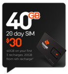 Boost Mobile $30 40GB 28-Day Prepaid SIM Starter Kit for $10 Delivered @ Boost Mobile