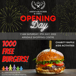 [QLD] Armin’s Burgers Springwood - 1000 Free Burgers (Opening Day)