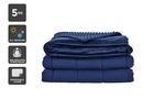 Ovela Mink Dot Weighted Cotton Blanket 5KG $14.99 (7KG $17.99, 9KG $19.99, 11KG $24.99) + Shipping ($0 with First) @ Kogan
