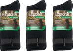 Men's Explorer All Season Cotton Blend Crew Socks, 6-Pairs $34.90 Shipped (RRP $86.97) @ Zasel