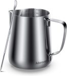 Adorever Milk Frothing Pitcher 350ml Steaming Pitchers Stainless Steel $14.89 + Post ($0 Prime/ $39 Spend) @ Wenfanmu Amazon AU