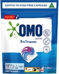 OMO Active 3 in 1 Capsule 60-Pack $18.99 + Delivery ($0 with Prime/ $39 Spend) @ Amazon AU