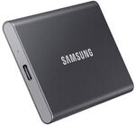 Samsung T7 Portable SSD 1TB Titan Grey $131.56 + Delivery ($0 with eBay Plus) @ Bing Lee eBay