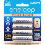 2x Packs of 4 AA Sanyo Eneloop Batteries at DSE $19.99 + Postage