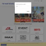 Event & Village Cinemas National Adult Ticket $13.50, Gold Class Adult Ticket $30 @ Neat Ideas via Westpac