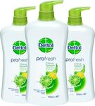 Dettol Profresh Shower Gel Citrus Burst 950mL 3-Pack $17.97 ($16.17 S&S) + Delivery ($0 with Prime/ $59 Spend) @ Amazon AU