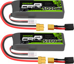 4x OVONIC 120C 11.1V 3S 5000mAh LiPo Batteries with Trx Plug  $184.98 Delivered @ Ovonic