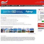 Webjet - $50 off Hotel Booking (Min $300 Spend) When Paying with Flybuys Points