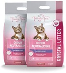 Trouble & Trix Cat Litter Crystal Lavender 15L 2 for $50.98 (Member Only) Delivered (+ ShopBack 18% Cashback, Expired) @ Petbarn