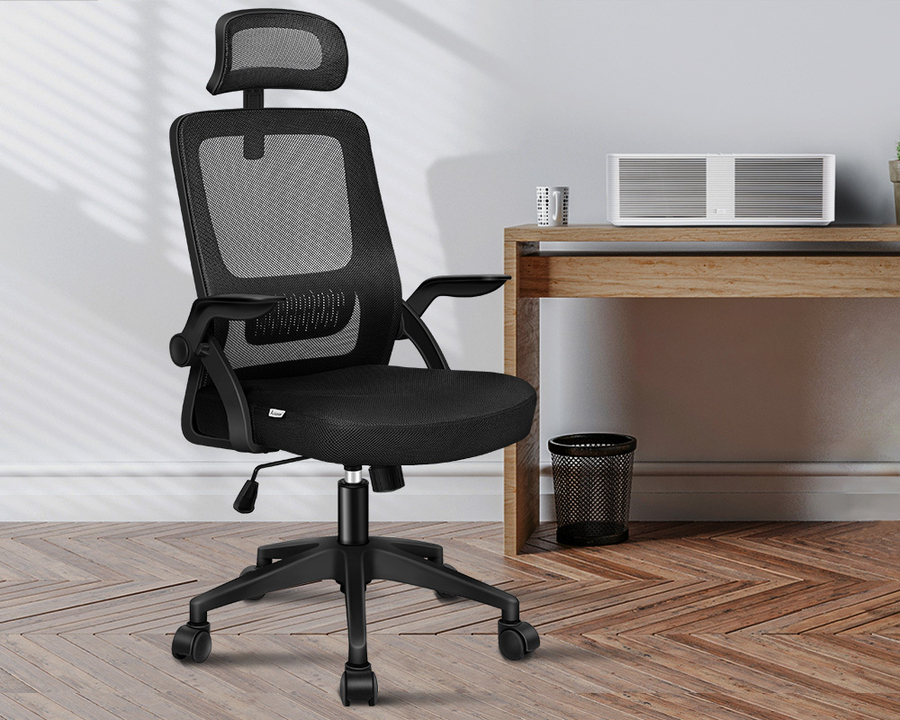 ALFORDSON Mesh Office Chair Executive Fabric Seat $59 (Was $79.95) + $9 ...