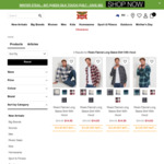Men's Flannel Long Sleeve Shirt With Hood (Various Colours/Sizes) $14.95 + $12.95 Delivery ($0 C&C/ $120 Order) @ Rivers