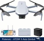 Potensic ATOM 3-Axis Gimbal 4K GPS Drone Fly More Combo $479.99 ($449.99 with eBay Plus) Delivered @ botasy2016 via eBay