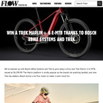 Win a Trek Marlin+ 6 E-MTB from Flow Mountain Bikes + Bosch Ebike Systems + Trek