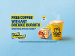 Free Barista Coffee with Any Brekkie Burrito Purchase (Expires 10:30am Local Time) @ GYG