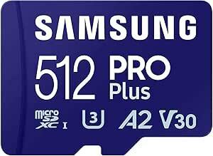 Samsung PRO Plus microSD Card + SD Adapter 512GB $65.11 Delivered @ Amazon UK via AU