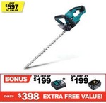 MAKITA 18V 500mm Hedge Trimmer Skin, 5Ah Battery & Charger $199 Delivered ($0 C&C) @ Total Tools