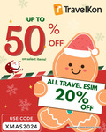 15Day 10GB Japan, China, Korea eSIMs $10, up to 50% off select items & 20% off all Travel eSIMs - Europe, USA + More @ TravelKon