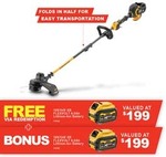 Dewalt DCM5713N-XE 54V XR Cordless Brushless Split Shaft Line Trimmer $360 + 2 Batteries + $50 + Del @ TotalTools