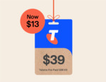 Telstra $39 Pre-Paid Sim Starter Kit (Get 55GB Data if Activated by 7 July 2025) $13 Delivered @ Telstra